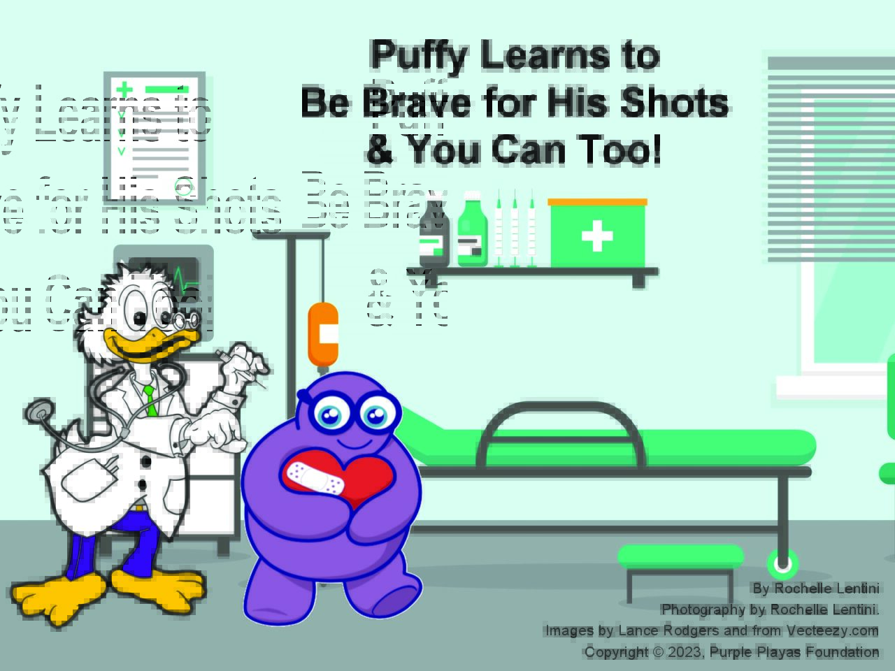 Puffy Learns to Be Brave for His Shots and You Can Too