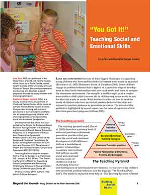 You Got It! Teaching Social and Emotional Skills